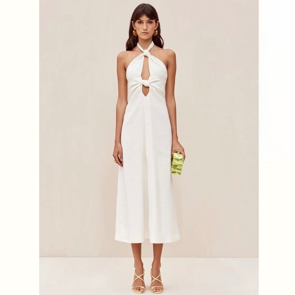 Cult Gaia Ivory Susana Dress New With Tags in sz L - Picture 3 of 9